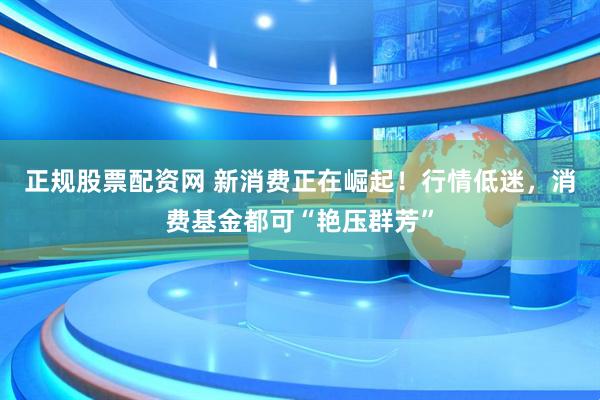 正规股票配资网 新消费正在崛起！行情低迷，消费基金都可“艳压群芳”